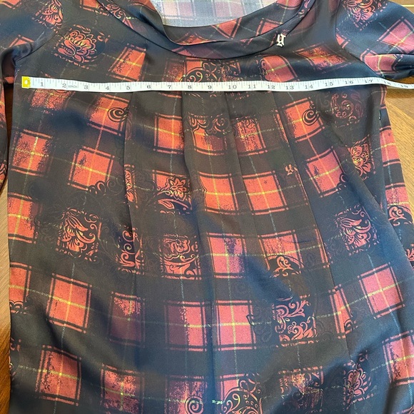 John Galliano Silk Dress | Elegant Plaid Print | Designer Luxury - Picture 7 of 16